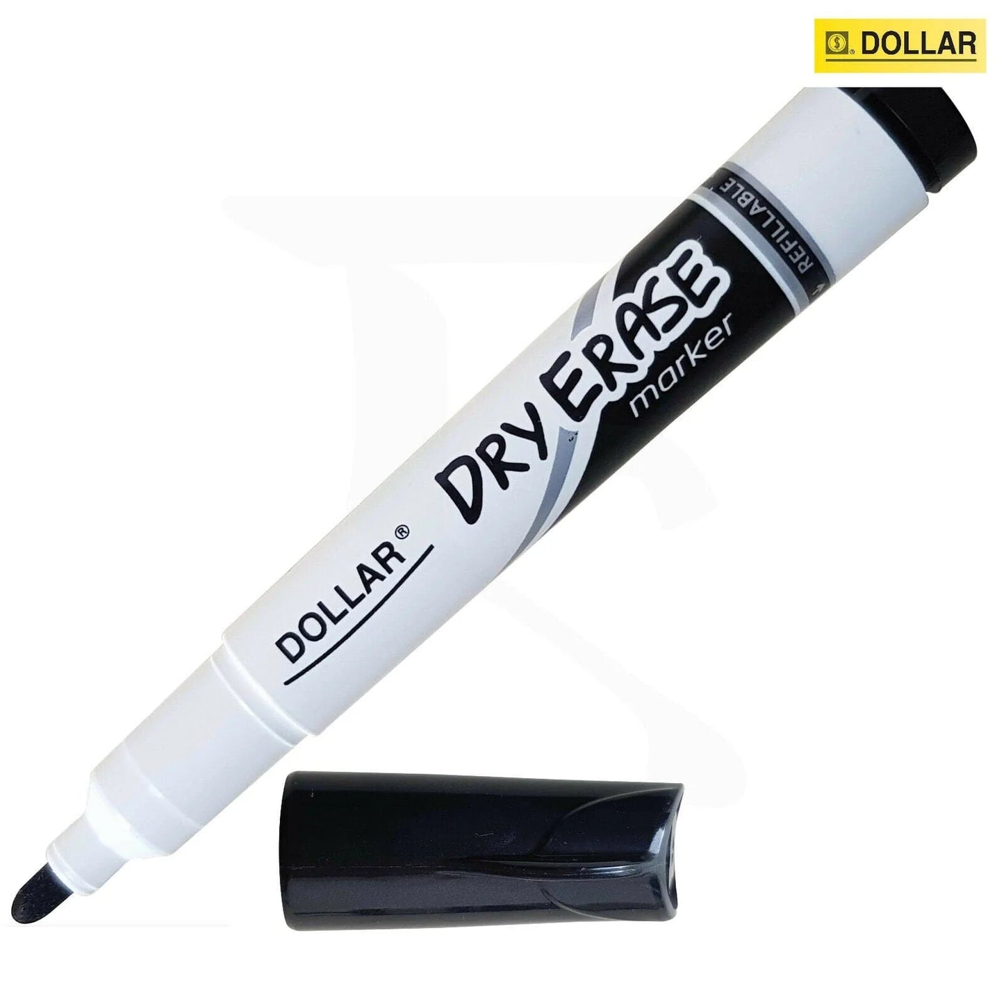 Dollar white board marker black