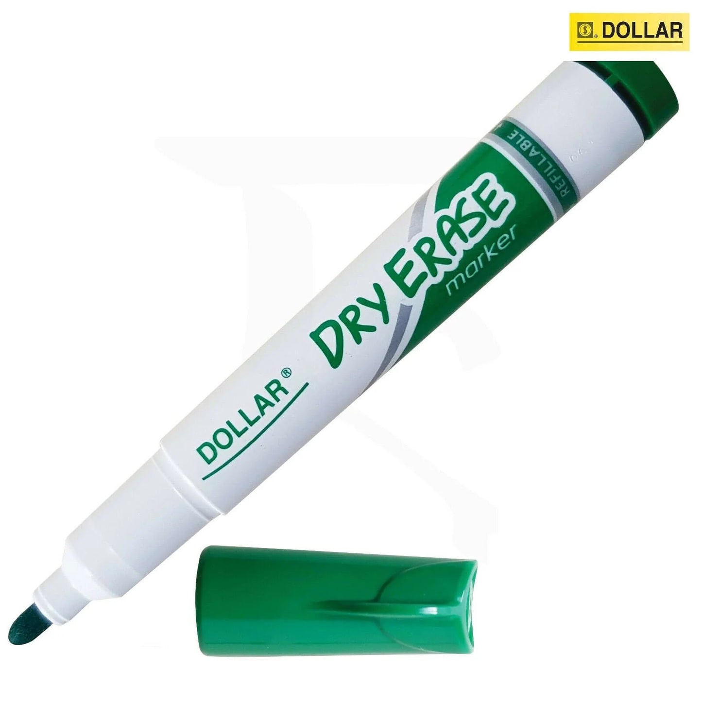 Dollar white board marker Green