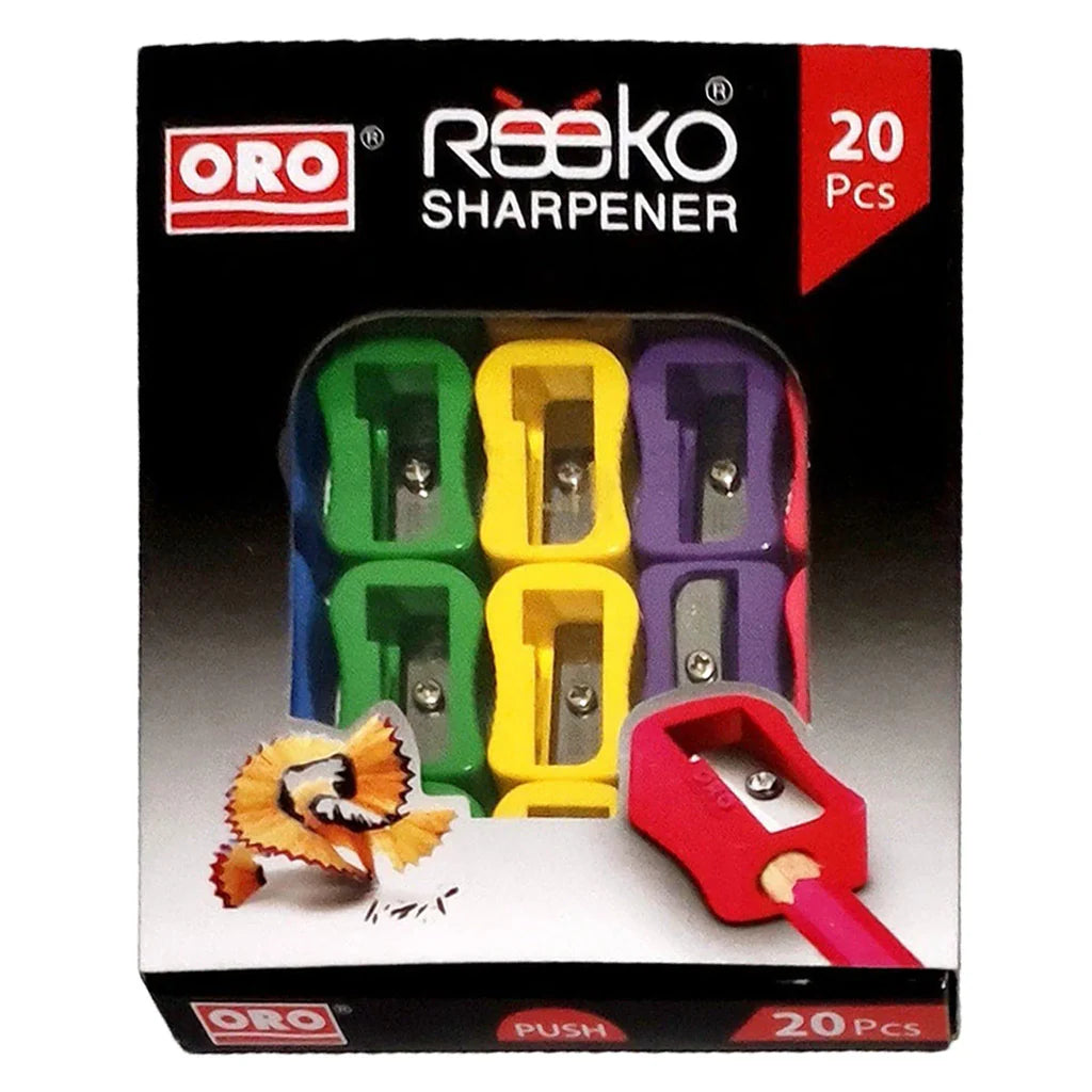 ORO Sharpener REEKO Pack of 20 Pieces