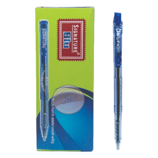 Signature Ball Pen 10 Pcs/Box - Blue