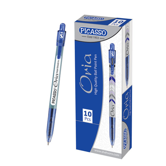 Picasso Oria Ball Point Pen 10Pcs/box - Blue