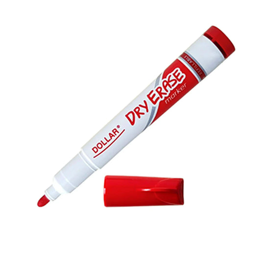 Dollar white board marker red