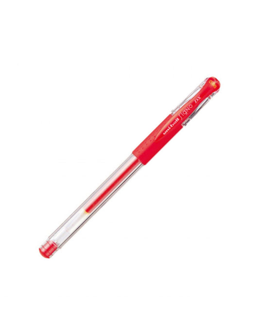 Uni-ball Signo Gel ink Pen Roller 0.4mm line 0.7mm Ball UM - 120 1 Piece - Red